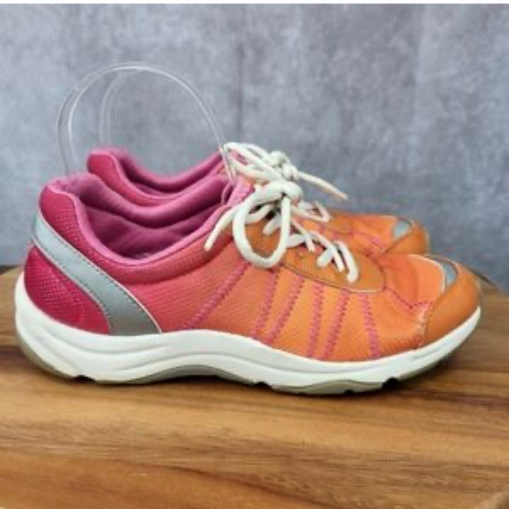 Vionic Alliance walking shoe, bright orange and pink, NEW NO BOX SIZE 6